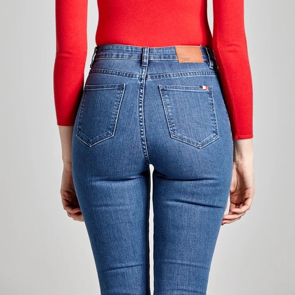 L’Ecole Des Femmes skinny jeans in medium wash NWT - Picture 2 of 5